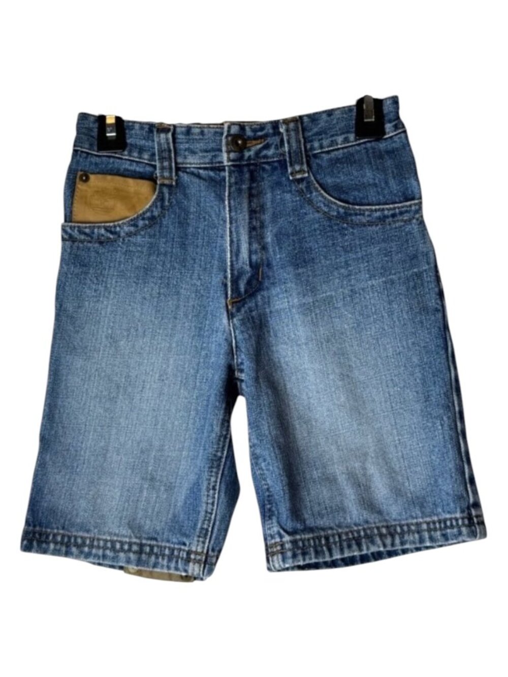 Timberland Shorts Boys 5 Blue Medium Wash Denim Jean Shorts Gorpcore Outdoor